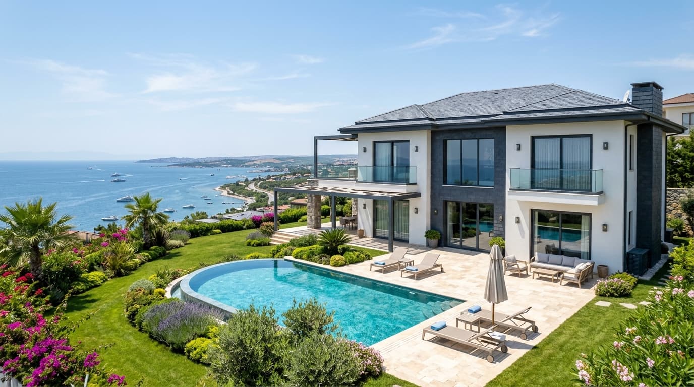 Büyükçekmece Villa Dış Cephe Boyama: Su İtici ve UV Korumalı Boyalar